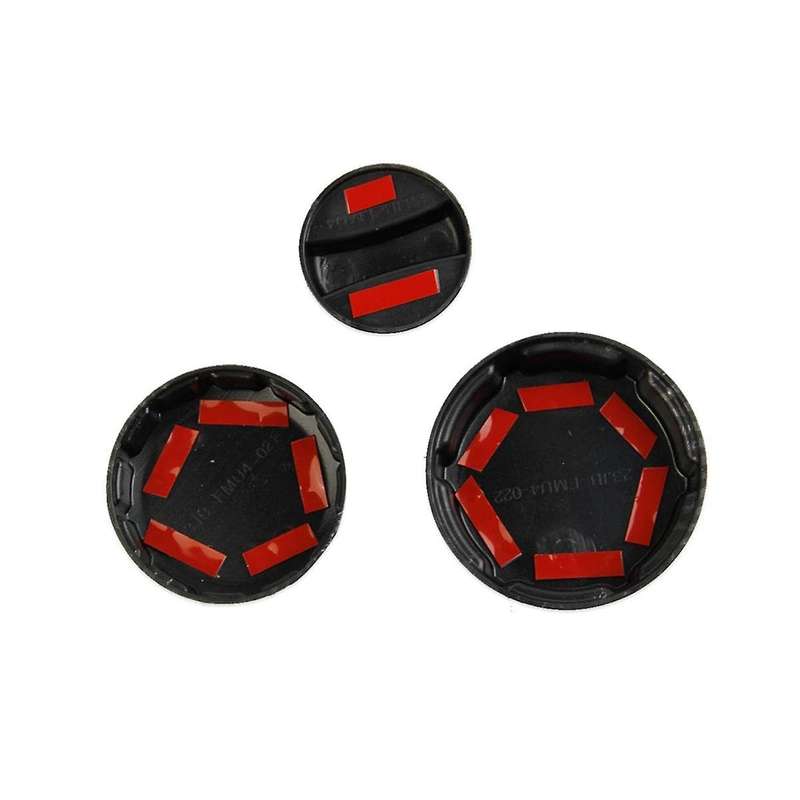 Oil Cap Brake Fluid Cap Antifreeze Cap Cover Trim for 2024 Interior Accessories Carbon Fiber