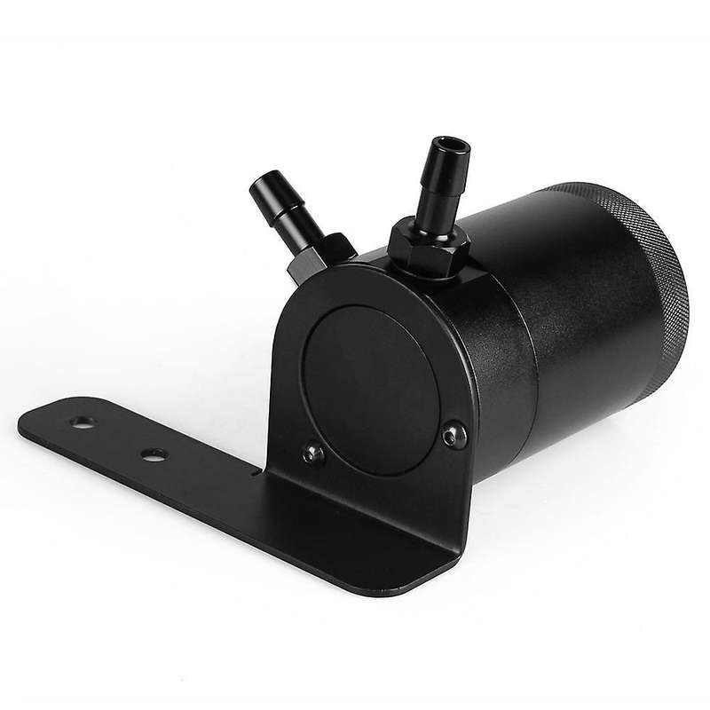 Oil Catch Can Tank / Air-Oil Separator Kit Black with Hose for 2016-2017