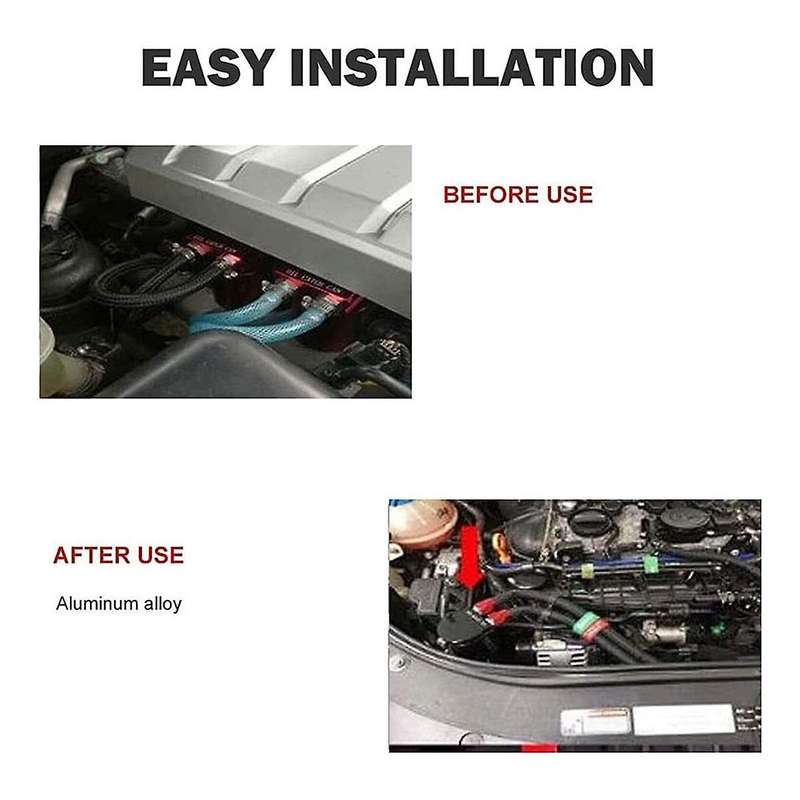 Oil Catch Can Kit Oil Catch Can Reservoir Tank for 5.0L 2.7L 3.5L