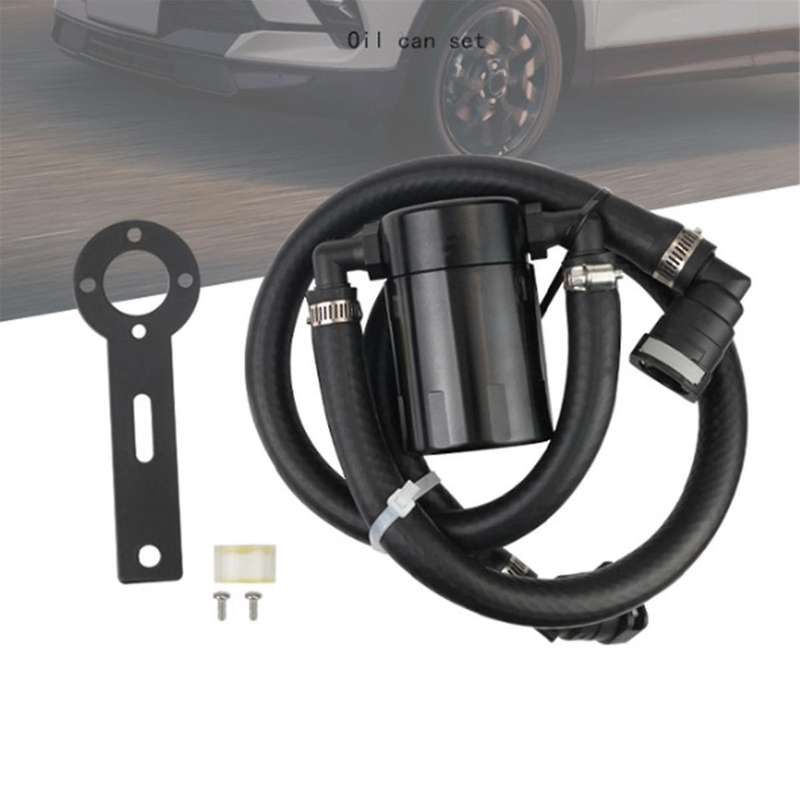 Oil Catch Can Kit for Ram 6.2L SC 3OZ 2021-2023 Air Oil Separator