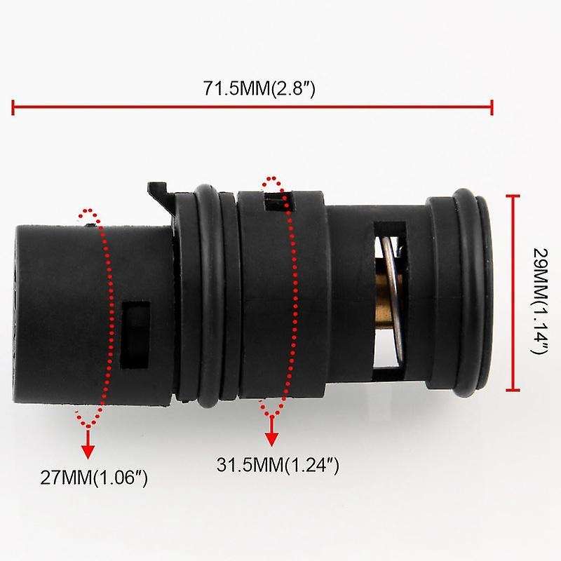 Oil Cooler Radiator Coolant Expansion Thermostat Tank for BMW E46 X3 E53 E83 E85 17111437362