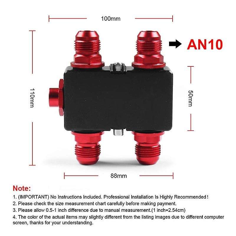 Oil Filter Adaptor with In-Line Oil Thermostat AN10 Fitting Oil Plate