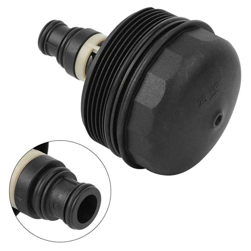 Oil Filter Housing Cap Cover 11427508968 Fits for - E81 E87 E88 E82 E91 E46 Oil Filter Cover Replace