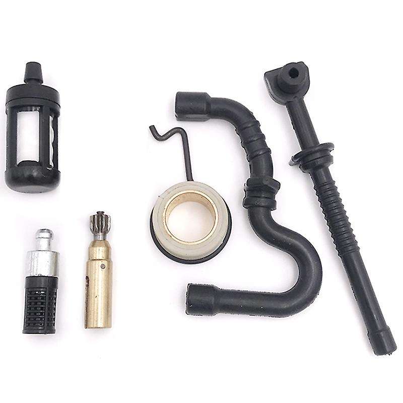 Oil Pump Worm Fuel Oil Filter Line Hose Kit for 180 170 MS180 MS170 018 017 Chainsaw Parts 112364071