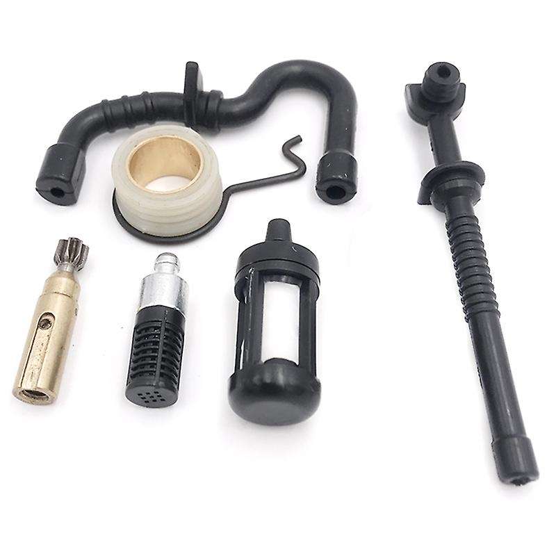 Oil Pump Worm Fuel Oil Filter Line Hose Kit for 180 170 MS180 MS170 018 017 Chainsaw Parts 112364071