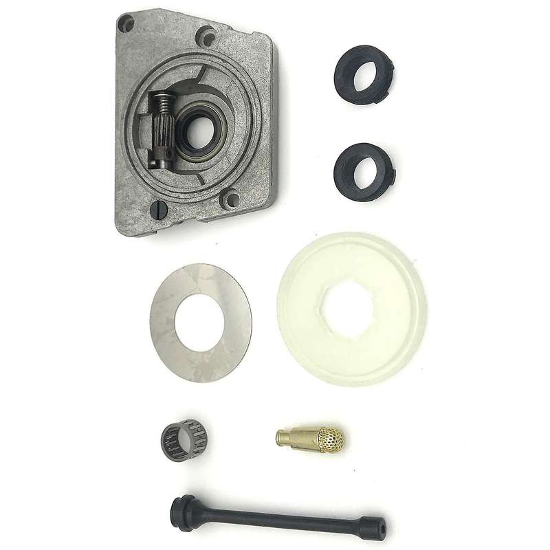 Oil Pump Worm Gear Dust Washer Hose Filter Kit Fit for 61 66 266 268 272 XP 266XP 268XP 272XP Chain