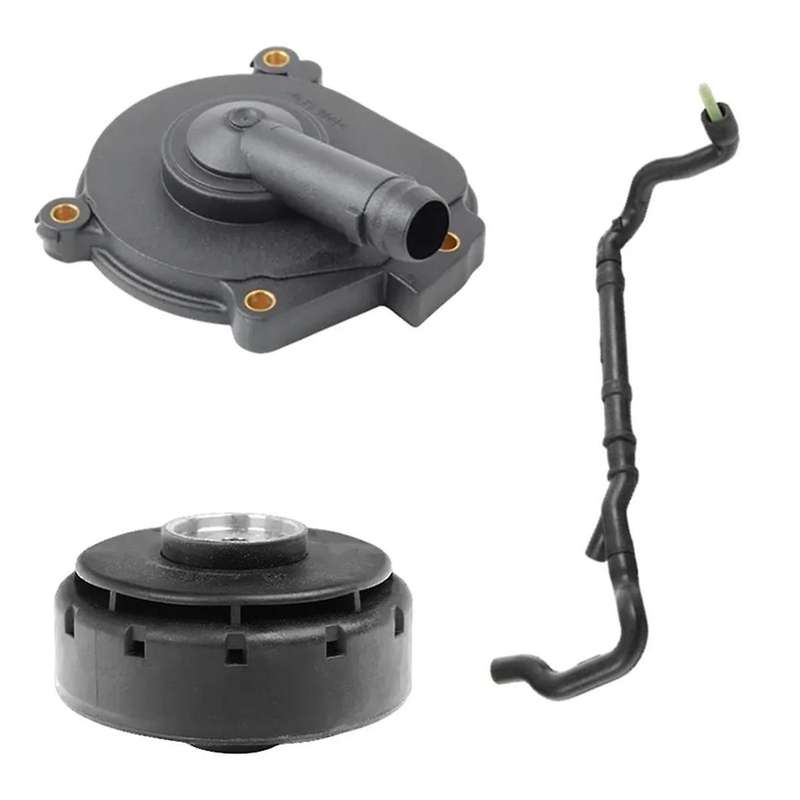 Oil Separator Gas Valve+Crankcase Ventilation Hose+Oil Separator Cover for 2720100631 2720181382 27