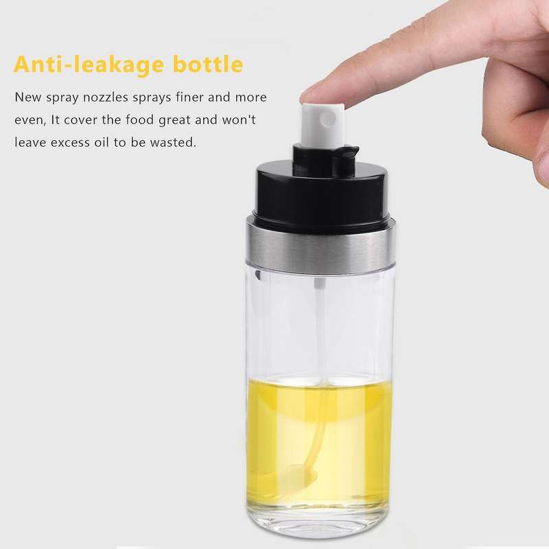 Oil Sprayer for Cooking, Olive Oil Sprayer Mister for Cooking Refillable Oil Vinegar Dispenser For