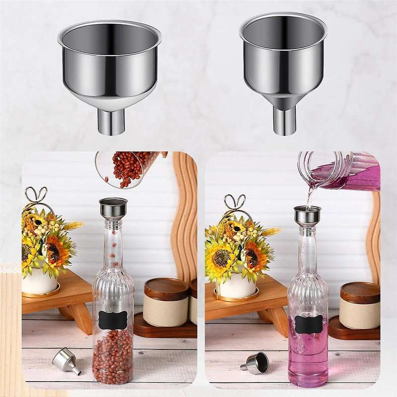Olive Oil Bottle Spout, Stainless Steel Liquor Bottle Pourers for Vinegar, Auto Flip Top No-Drip Oli