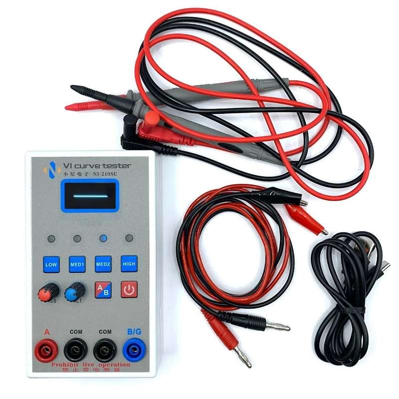 OLED Display Dual Channels Handheld VI Curve Tester ASA Circuit Board Online Repair Tester 4 Voltag