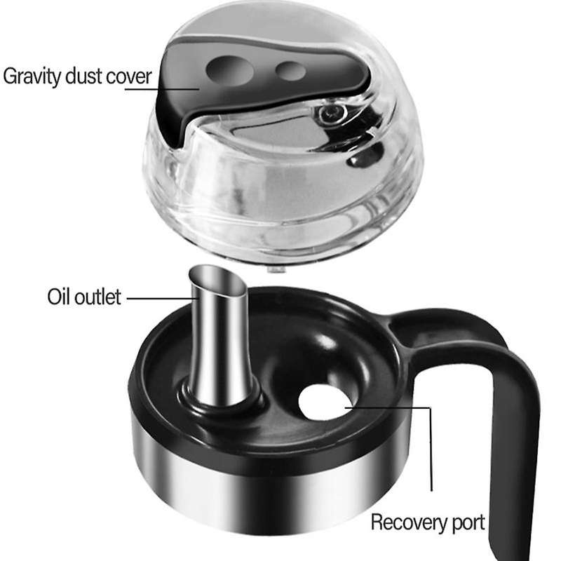 Olive Oil Dispenser Bottle Auto Flip Condiment Container Automatic Cap and Leakproof Vinegar Glass