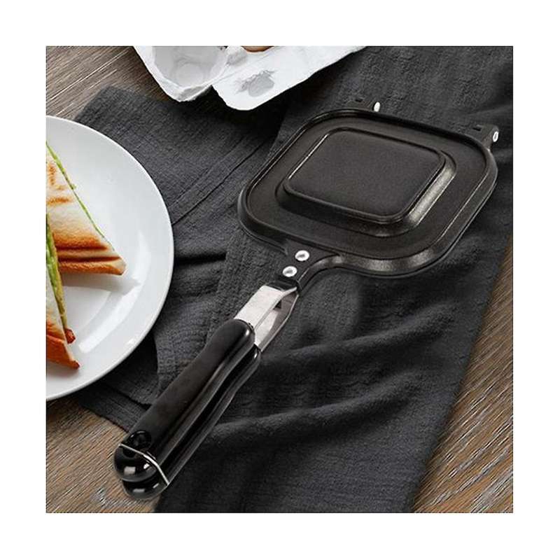 Omelet Pans, Hot Sandwich Maker, No-fume Pan Double-sided Non-stick Frying Pan, Frying Pan for Sandw