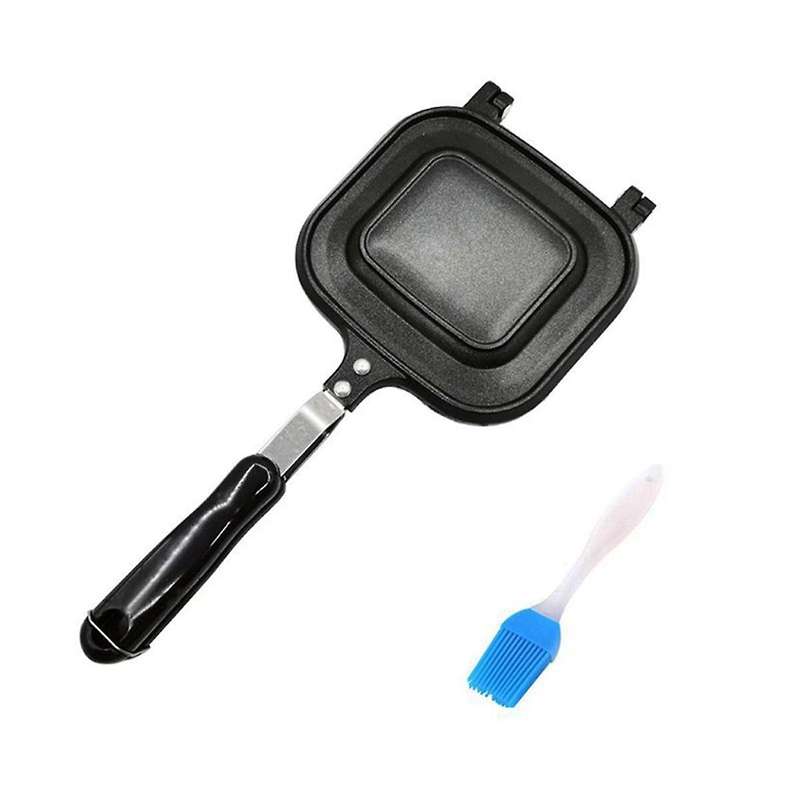 Omelet Pans, Hot Sandwich Maker, No-fume Pan Double-sided Non-stick Frying Pan, Frying Pan for Sandw