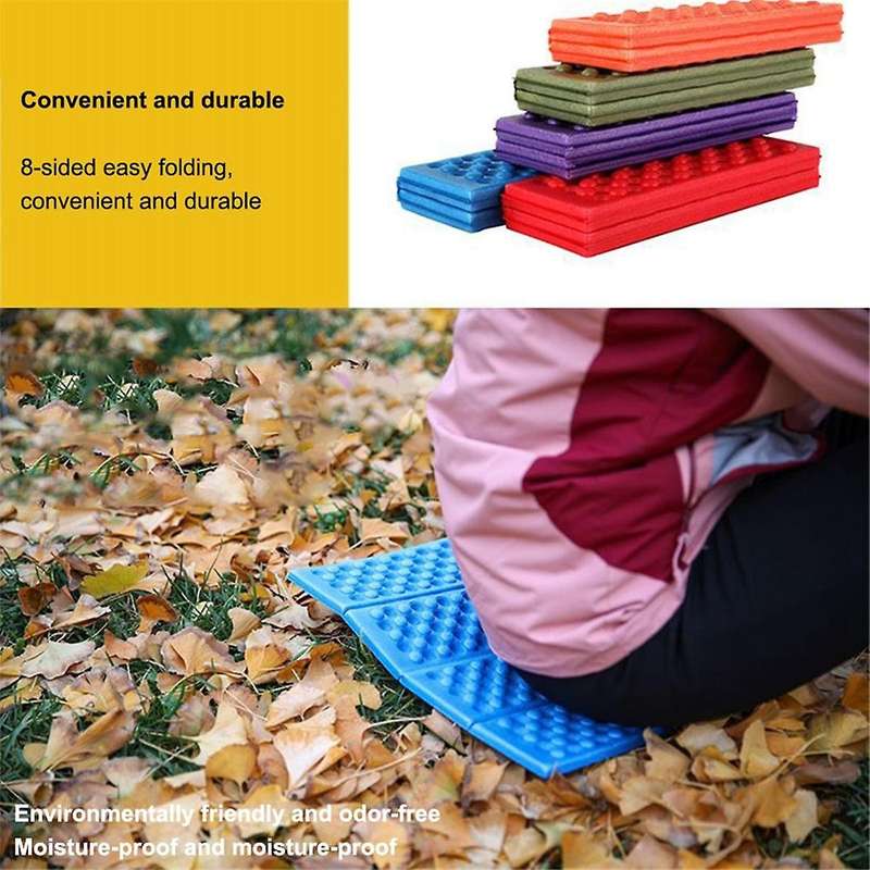 Orange Moisture Resistant Pad Foldable Outdoor Camping Moisture Resistant Pad