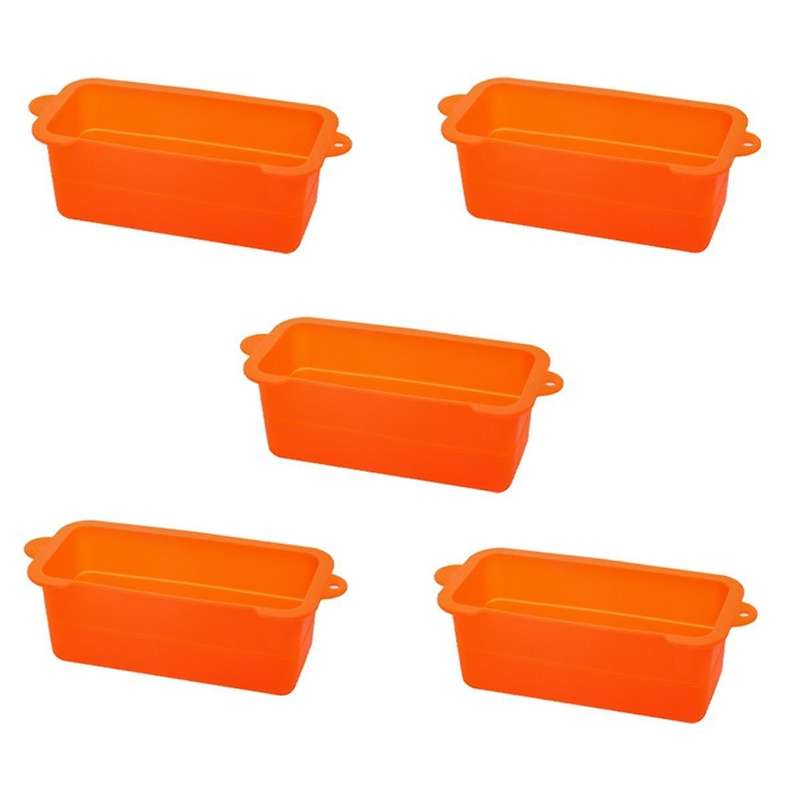 Orange Silicone Grease Cup Liner, Reusable Grease Catcher Cup Liner BBQ Grease Pan, Drip Tray
