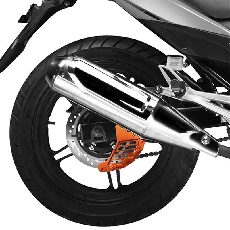 Orange Rear Brake Disc Guard Protector for Bike SXF EXC XCW XC MXC 125 - 500cc