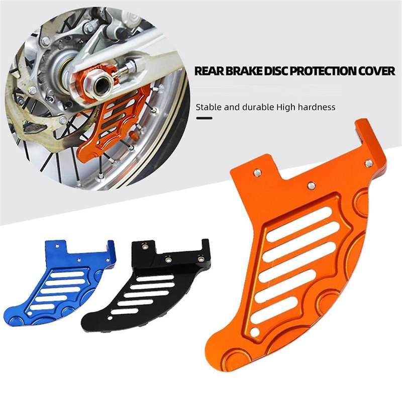 Orange Rear Brake Disc Guard Protector for Bike SXF EXC XCW XC MXC 125 - 500cc