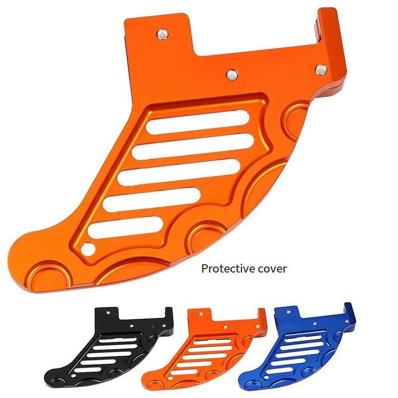 Orange Rear Brake Disc Guard Protector for Bike SXF EXC XCW XC MXC 125 - 500cc