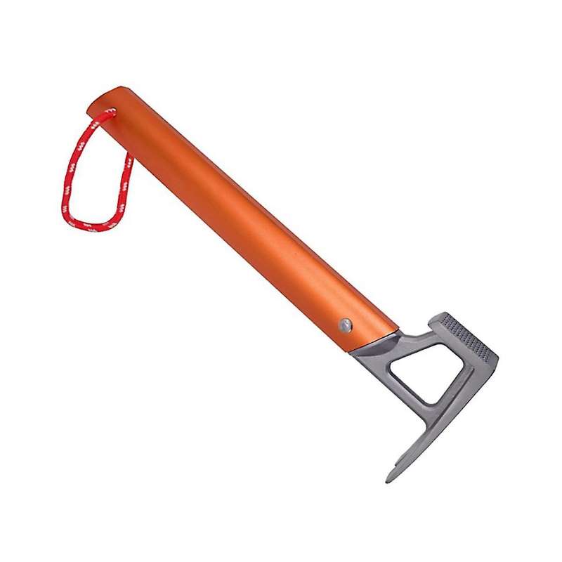 Orange Multifunctional Hammer Aluminum Handle Stainless Steel Hammer Camping Tent Canopy Nail Puller