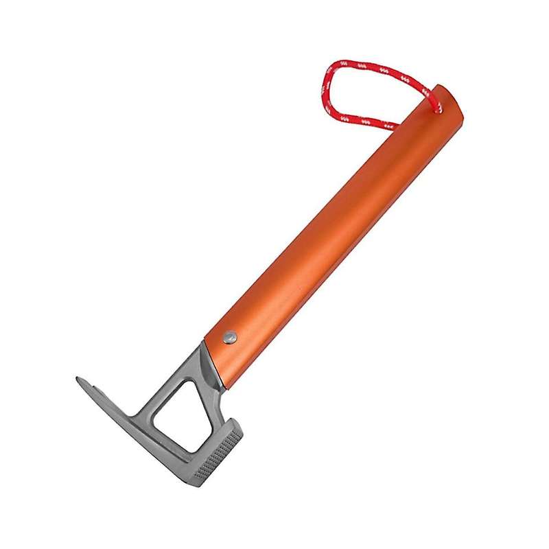 Orange Multifunctional Hammer Aluminum Handle Stainless Steel Hammer Camping Tent Canopy Nail Puller
