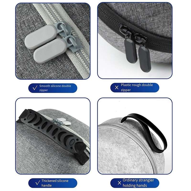 Organizer Bag for PSVR2 Carrying Case Travel Accessories VR Handle VR Helmet Protection Hard Bag fo