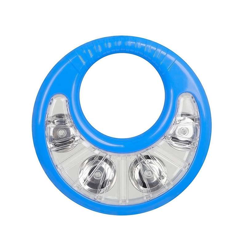 Orff Percussion Instrument Hand Ring Bell Ring ABS Flower Drum Ring KTV Hand Ring Bell Music Toy Tam