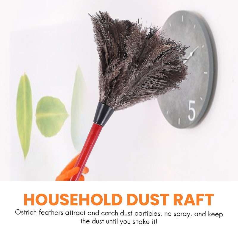 Ostrich Cleaning Feather Duster Ostrich Duster Ostrich Feather Duster Soft Feathers Duster From furn