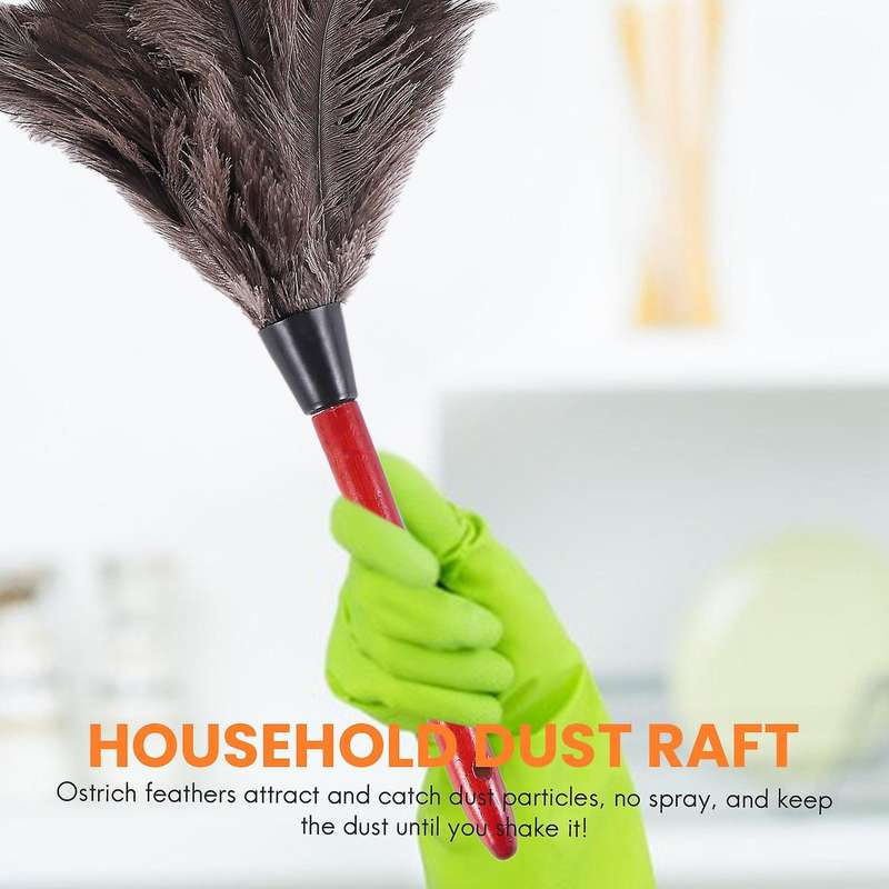 Ostrich Cleaning Feather Duster Ostrich Duster Ostrich Feather Duster Soft Feathers Duster From furn