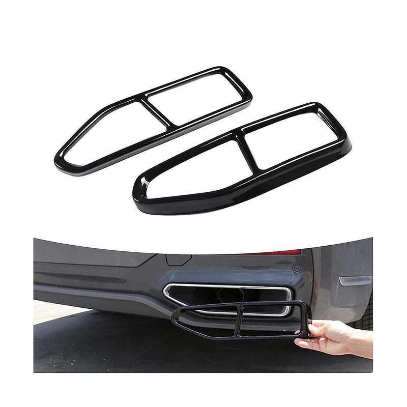 Out Tailpipe Trim Frame Exhaust Pipe Trim Cover Car for 7 Series G11 G12 2016-2018