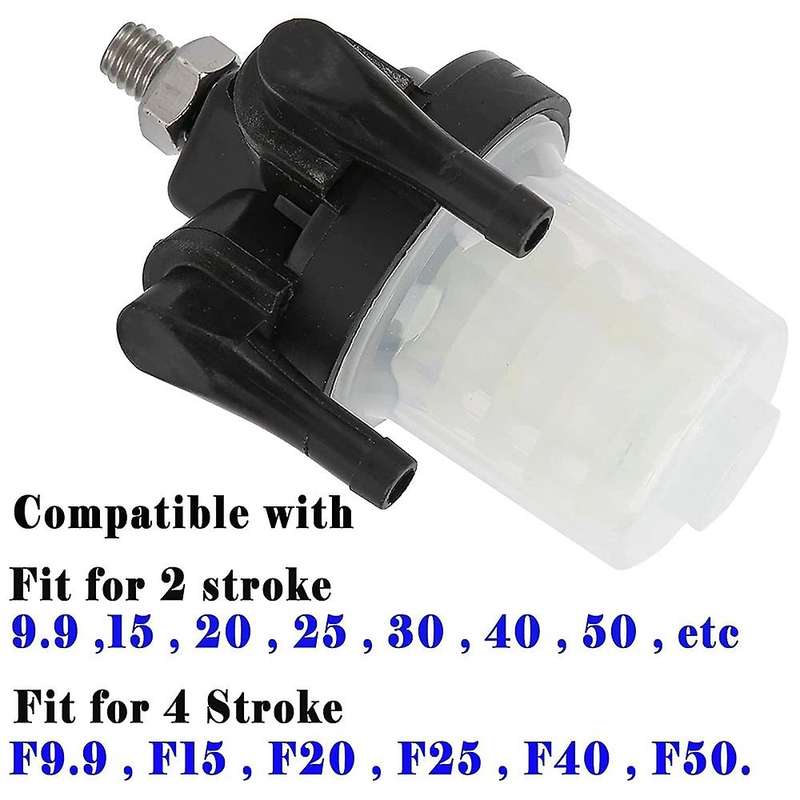 Outboard Engine Fuel Filter Assembly 9.9Hp-40Hp Motor Water Separator for 61N-24560-00
