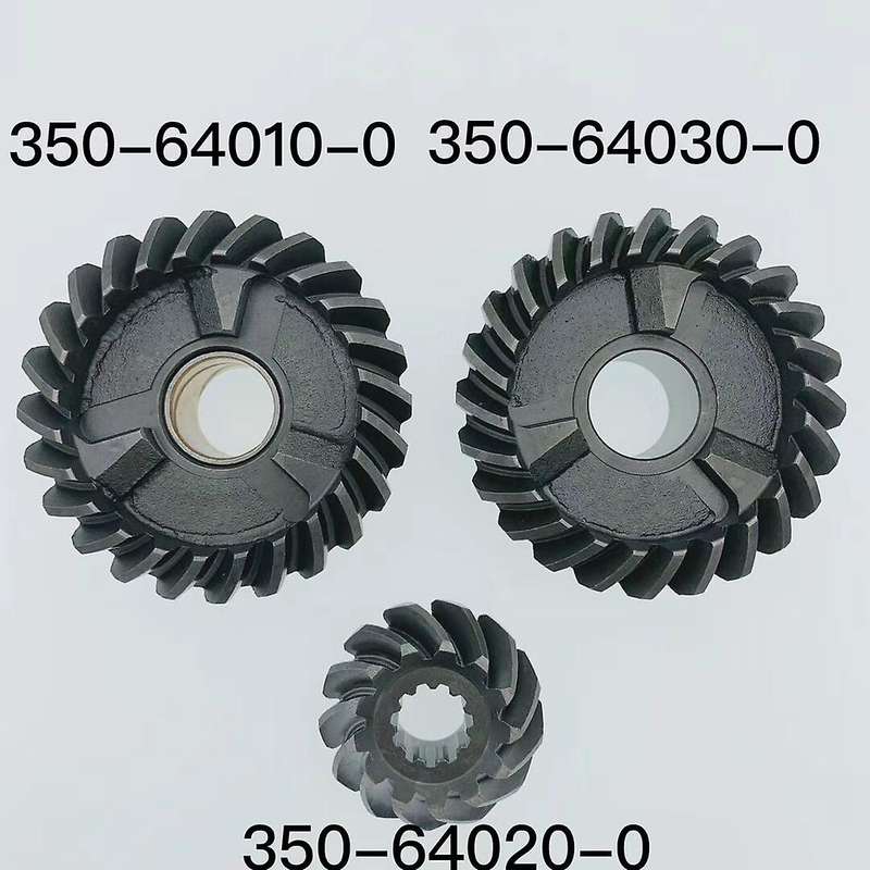 Outboard Engine Gear Set for Tohatsu 2 Stoke 18HP 350-64020-0 Pinion & 350-64030-0 Reverse & 350-640