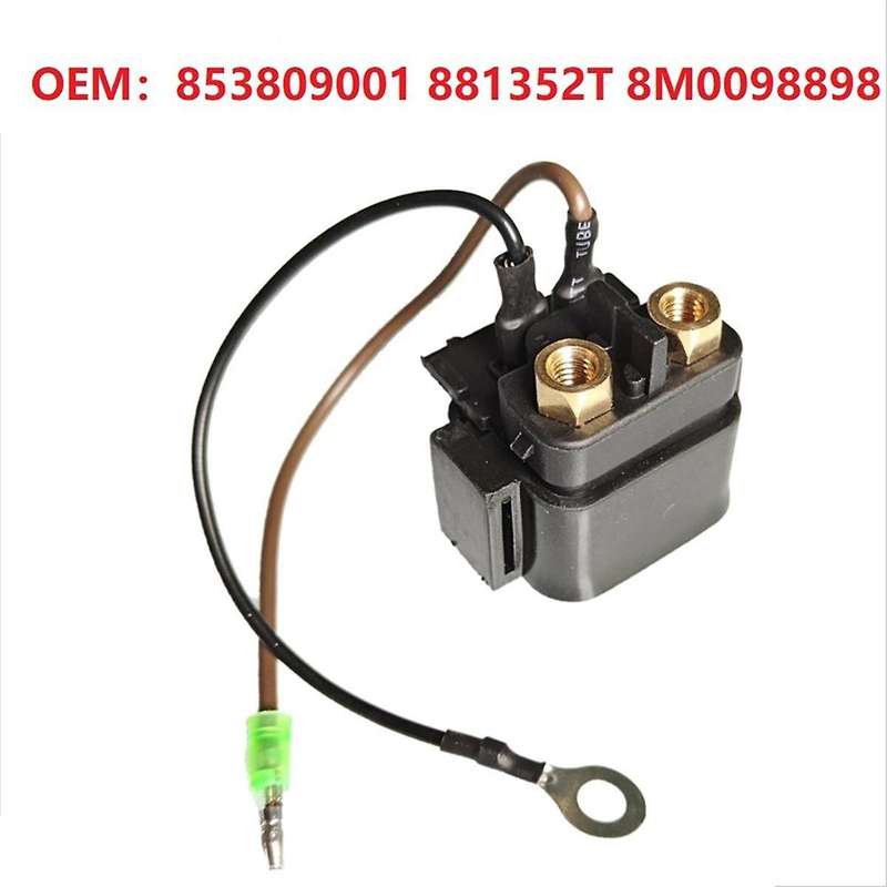 Outboard Engine Solenoid / Relay Assy for Mercury Mariner Boat Motor 8HP 9.9HP 25HP 30HP 853809001