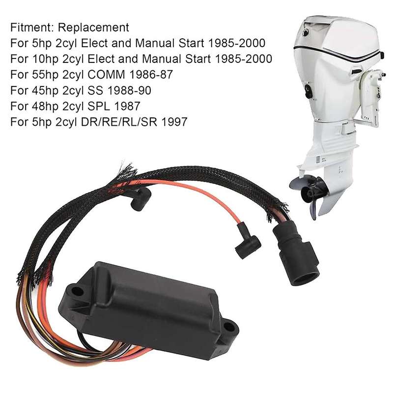 Outboard Power Pack 396141 582281 582285 Replacement for Evinrude 5hp 2cyl Elect Manual