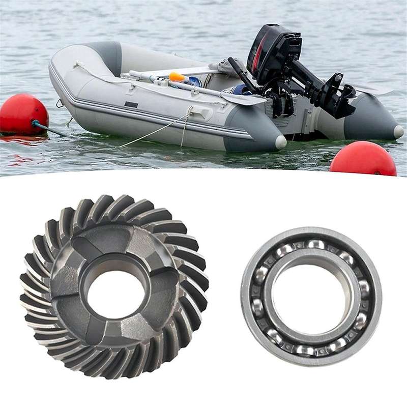 Outboard Motor Reverse Gear with Bearings 6E7-45571-00 for 9.9 15 Outboard Engine
