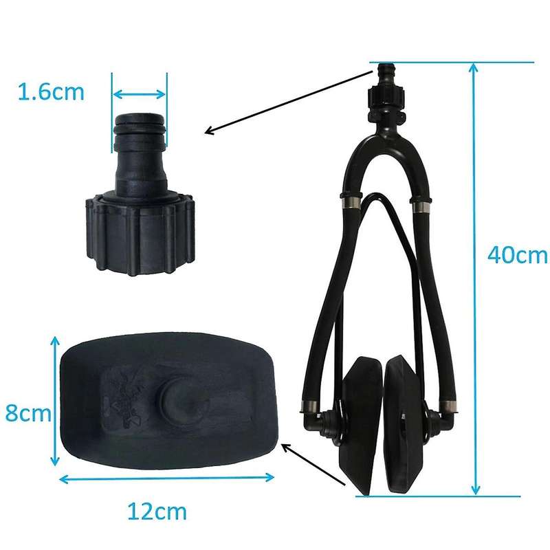 Outboard Muff Motor Flusher Boat Cleaning Engine Marine Tool Water Kit Ears Flow Bootsmotor Dual Ohr