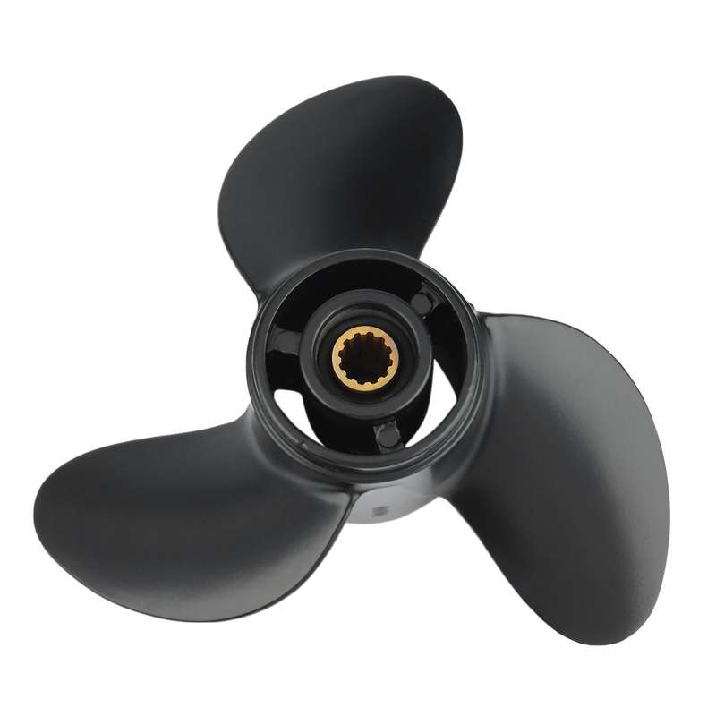 Outboard Propeller for Tohatsu Mercury Mariner 4Hp 5Hp 6Hp 7.8x9 Boat Screw 3 Blade 12 Spline Marine