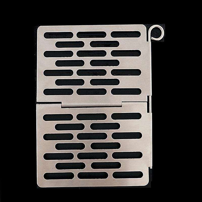 Outdoor 304 Stainless Steel Baking Tray Folding Barbecue Board Camping Self-Driving Barbecue Portabl