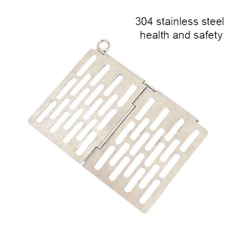 Outdoor 304 Stainless Steel Baking Tray Folding Barbecue Board Camping Self-Driving Barbecue Portabl