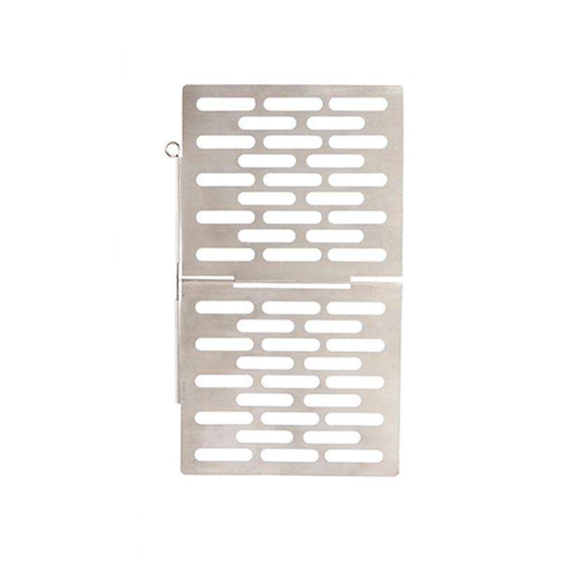 Outdoor 304 Stainless Steel Baking Tray Folding Barbecue Board Camping Self-Driving Barbecue Portabl