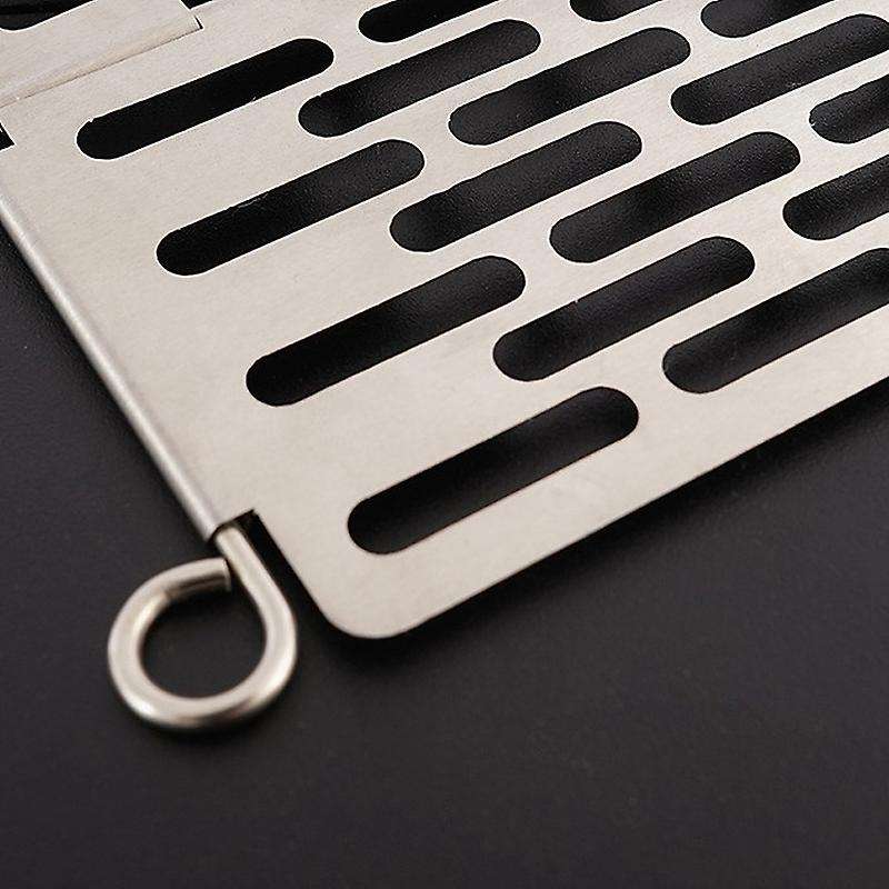 Outdoor 304 Stainless Steel Baking Tray Folding Barbecue Board Camping Self-Driving Barbecue Portabl
