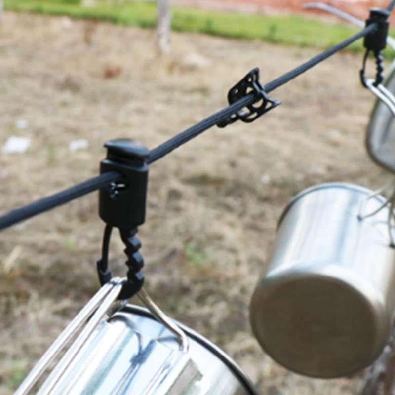 Outdoor 5M Anti-Skid Hanging Rope Rope Multi- Camping Accessories Clothes Line Tent Hanging Rope