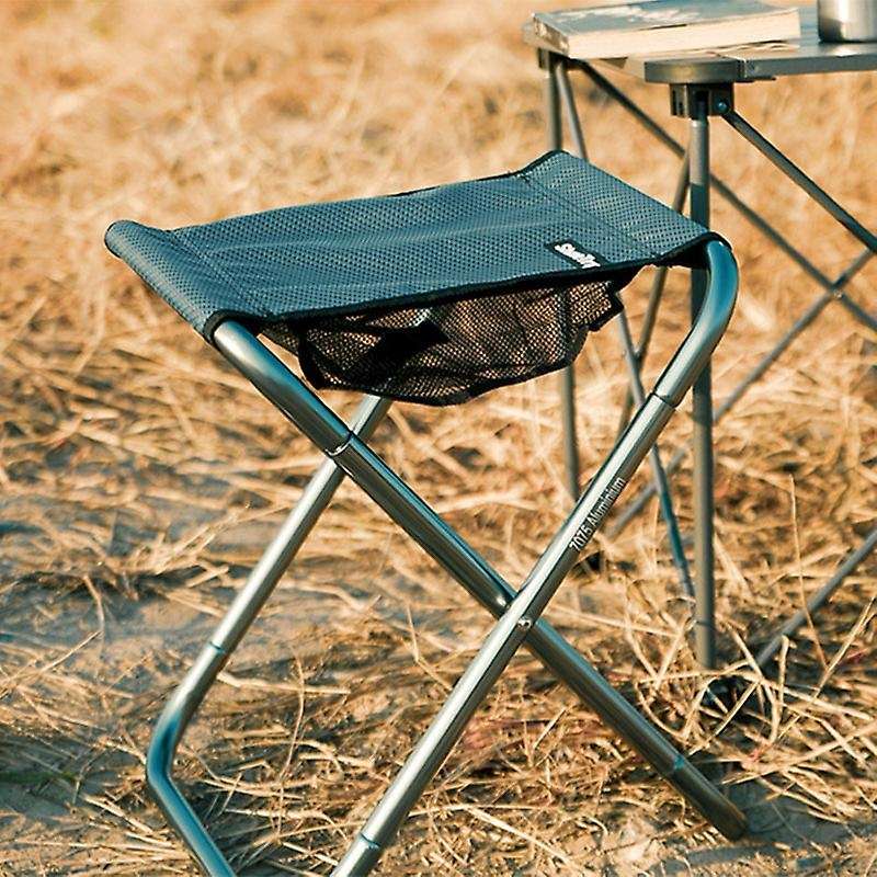 Outdoor Aluminum Alloy Portable Folding Stool Train Drawing Zha Bold Picnic Stool