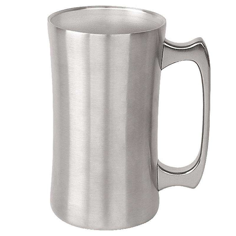 Outdoor Camping Beer Mug Stainless Steel Double-Layer Coffee Mug Vacuum Insulation Cold Coffee Cup H