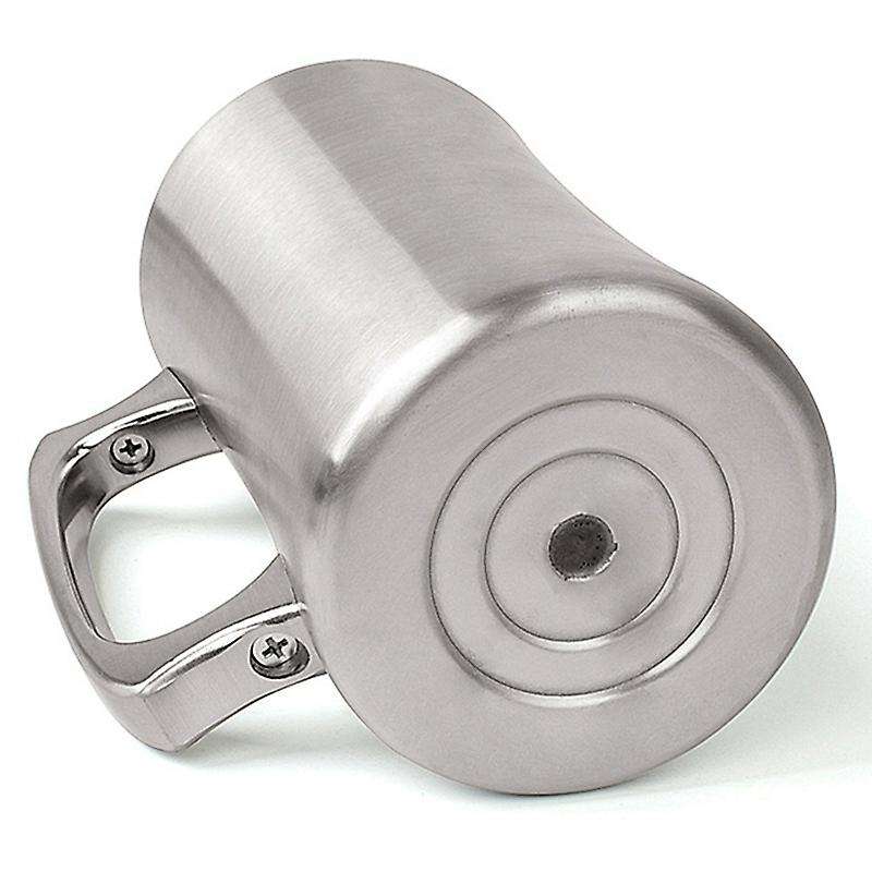 Outdoor Camping Beer Mug Stainless Steel Double-Layer Coffee Mug Vacuum Insulation Cold Coffee Cup H