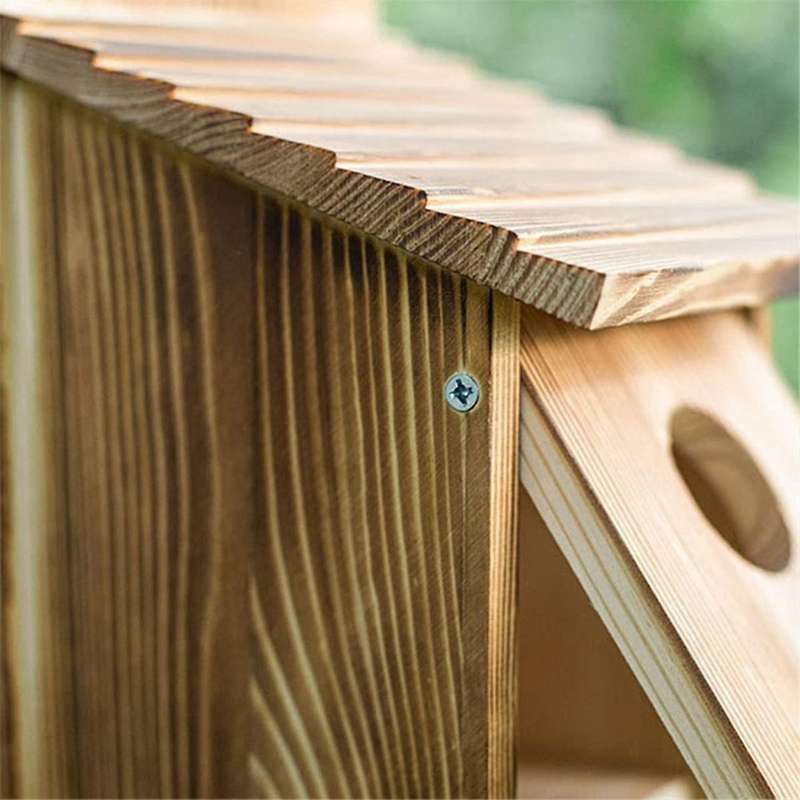 Outdoor Bird House, Outdoor Wooden Bird House, Bird Nest, Outdoor Hanging or Wall Mounted Bird House