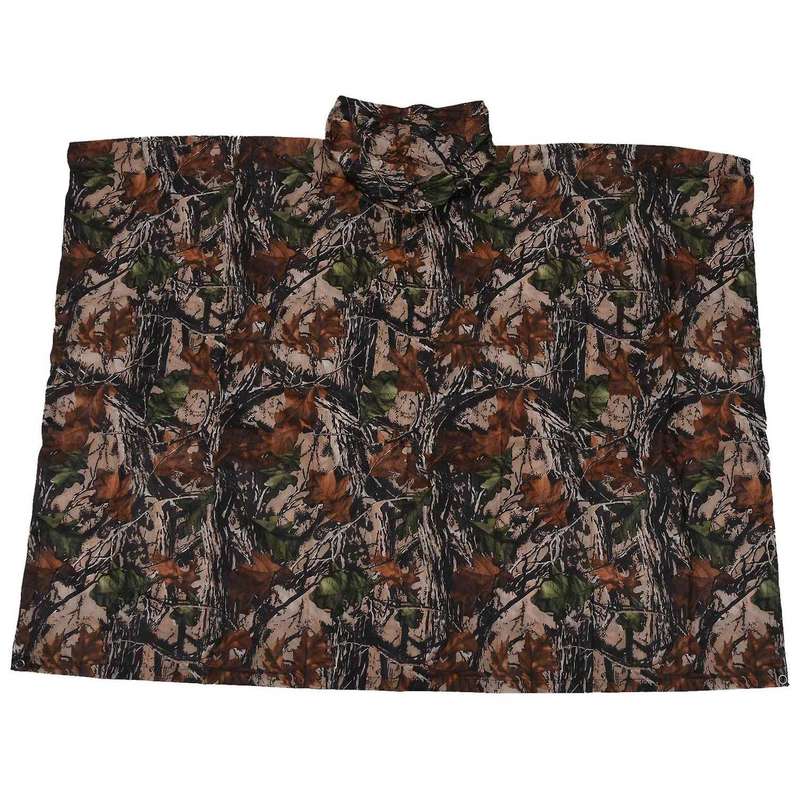 Outdoor Camping Camouflage Raincoat Hiking Poncho Backpack Rain Cover Waterproof Tent Mat Awning Bea