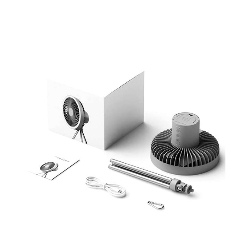 Outdoor Camping Fan Lamp Usb Floor Fan Tripod Desktop Fan Dormitory Mini Tent Ceiling Fan
