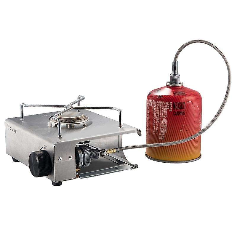Outdoor Camping Burner Extension Tube Gas Tank Stainless Steel Gas Thread Gas Tank Connection Tube
