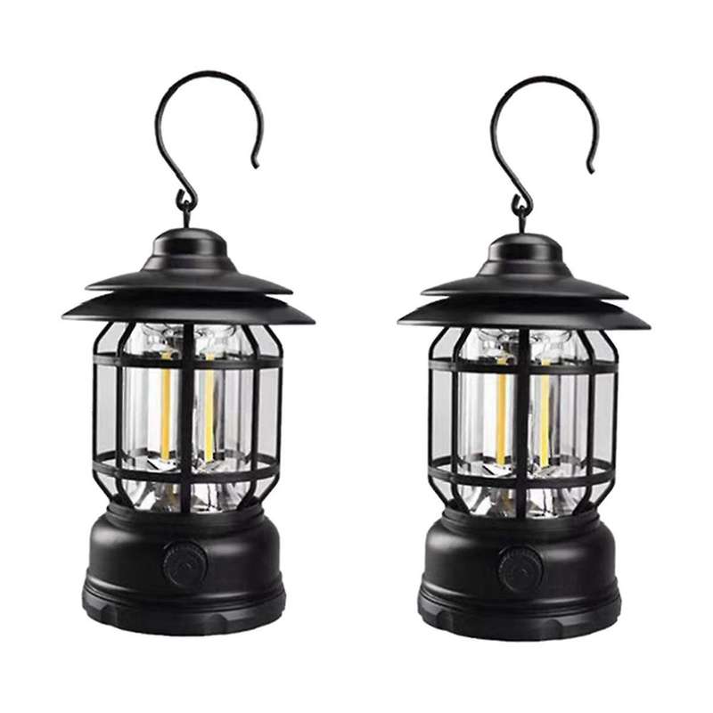 Outdoor Camping Light C Type Fast Charging Lighting Decoration Charging Tent Light Vintage Portable
