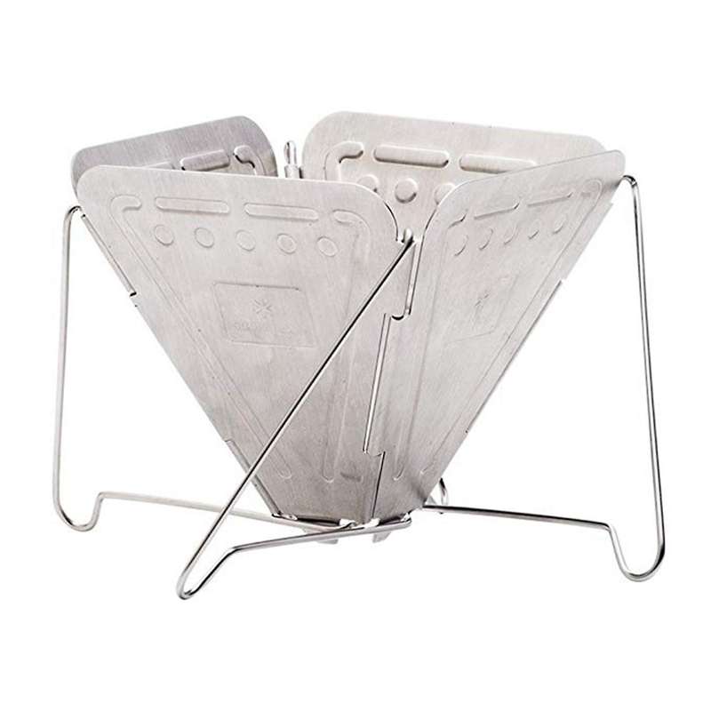 Outdoor Camping Folding Portable Coffee Drip Rack Stainless Steel Coffee Maker Hand Punch Coffee Fil